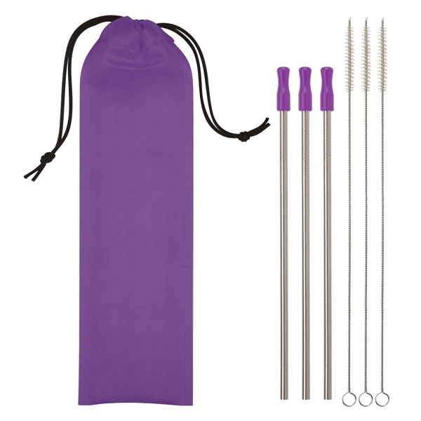 3- Pack Stainless Steel Straw Kit - Image 8