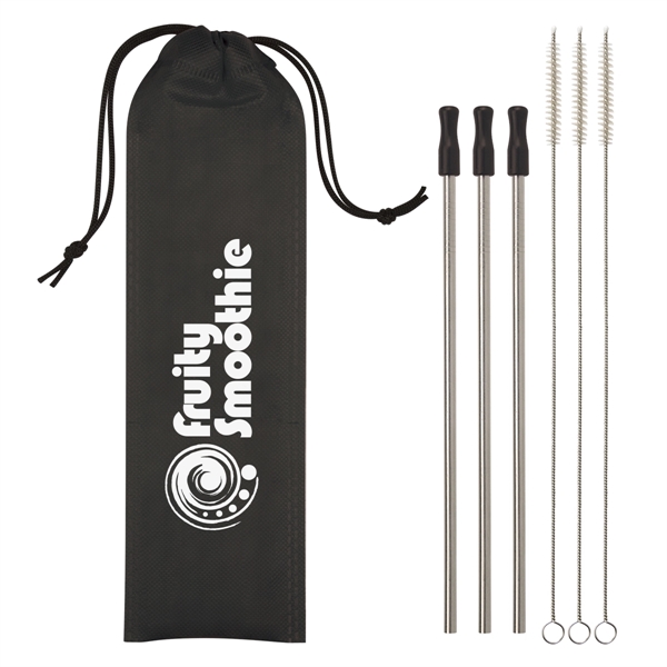 3- Pack Stainless Steel Straw Kit - Image 11