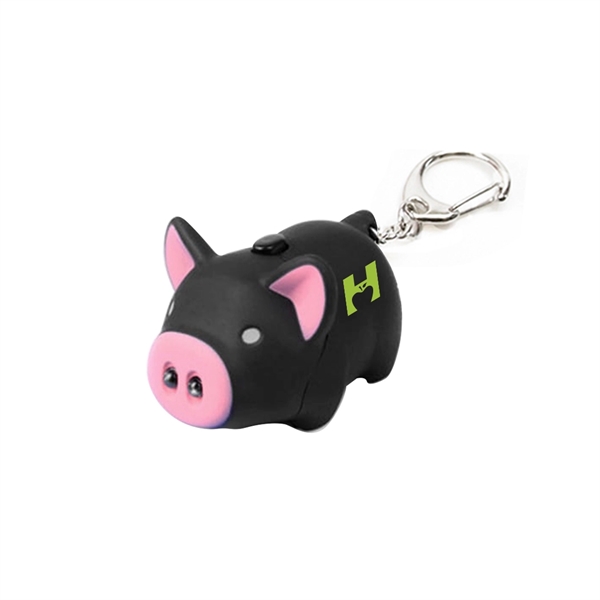 Light Up Pig Keychain - Image 3
