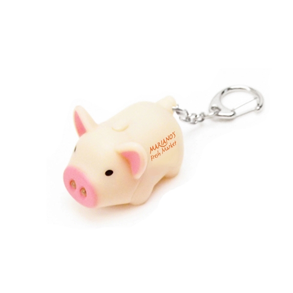 Light Up Pig Keychain - Image 4