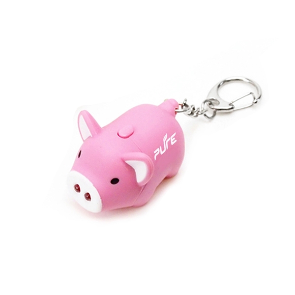 Light Up Pig Keychain - Image 5