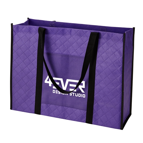 Quilted Non-Woven Tote - Image 1