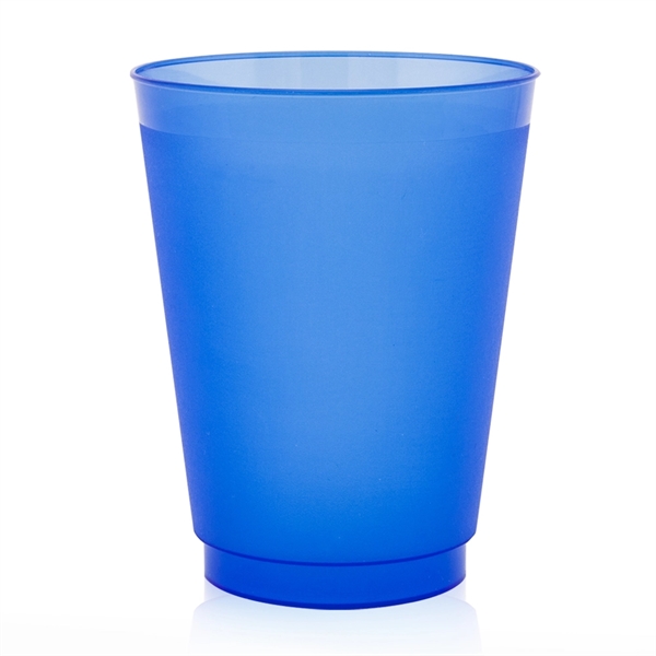 16 oz. Frost Flex Frosted Plastic Stadium Cup - Image 3
