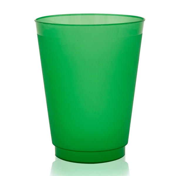 16 oz. Frost Flex Frosted Plastic Stadium Cup - Image 5