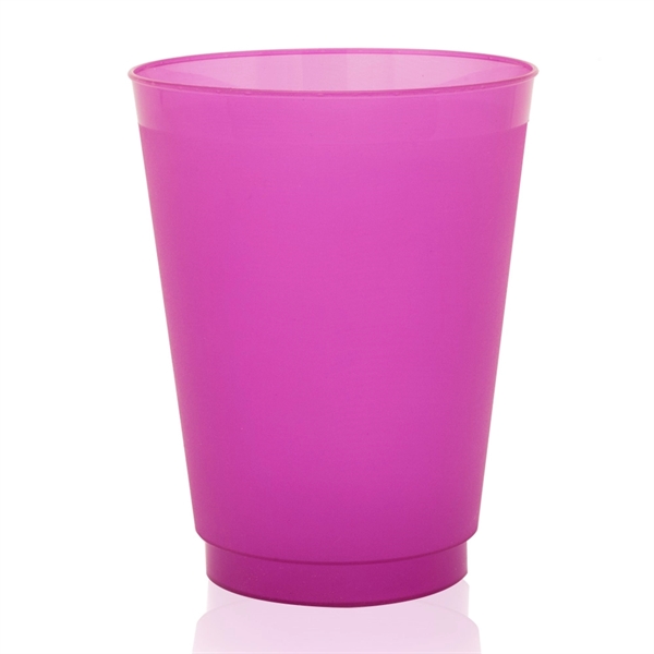 16 oz. Frost Flex Frosted Plastic Stadium Cup - Image 7