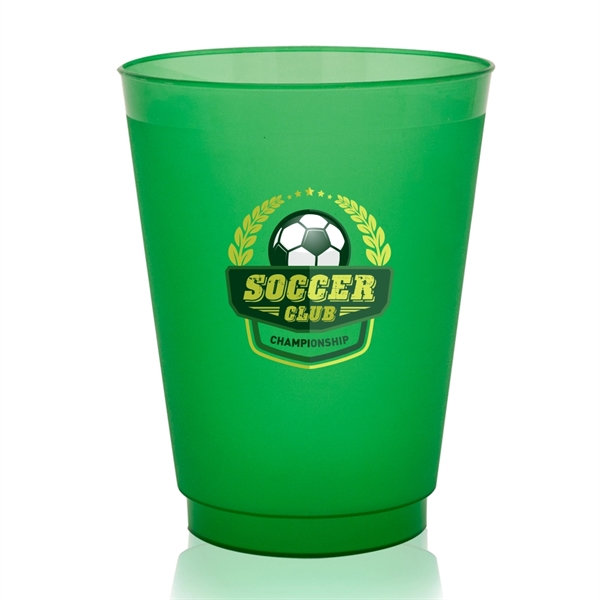 16 oz. Frost Flex Frosted Plastic Stadium Cup - Image 18