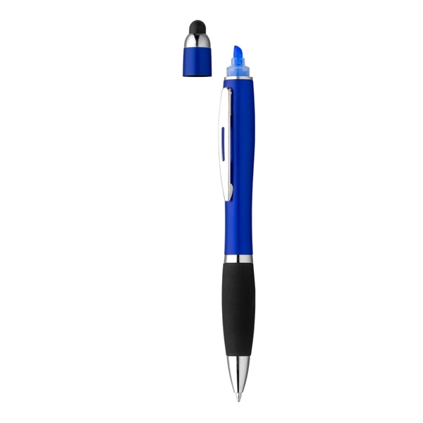 3-in-1 Highlighter Stylus Ballpoint Pen - Image 4