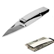Flat Single Blade Knife Money Clip