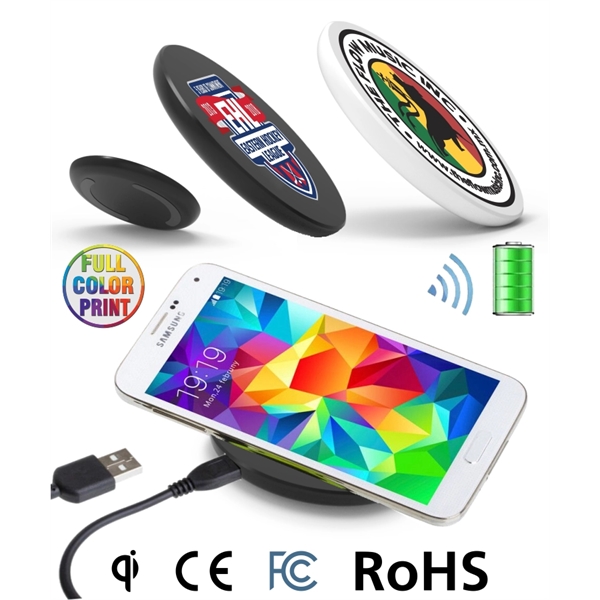 Fast Wireless Charger Pad 10w - Qi Certified - Image 1