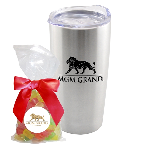 20 oz. Stainless Steel Tumbler with Mug Drops - Image 1