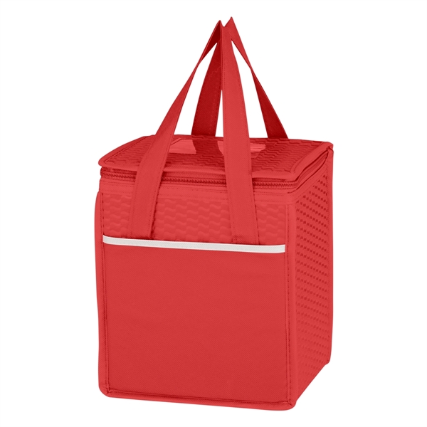 Non-Woven Wave Design Kooler Lunch Bag - Image 6