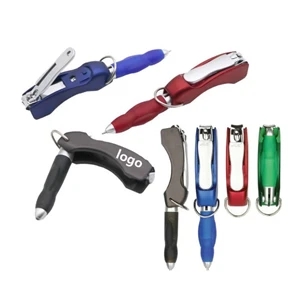 Multi-function tool pen with Nail clipper