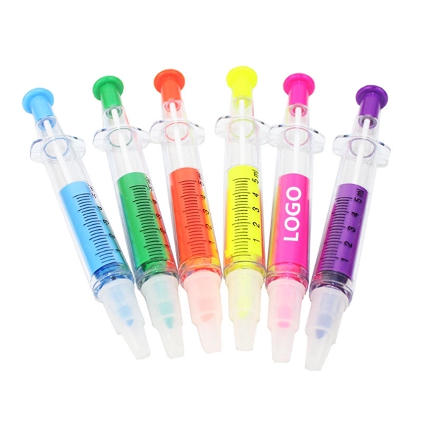 Needle tubular fluorescent ballpoint pen - Image 1