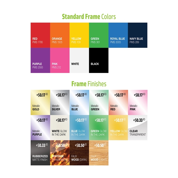 Clear Foldable Retro Sunglasses w/ 1-color imprints - Image 2
