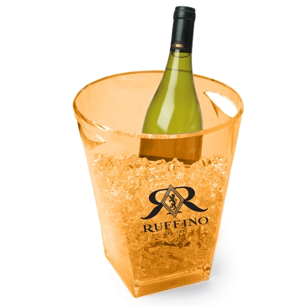 Acrylic Single Bottle Champagne Wine Ice Bucket Chiller - Image 2