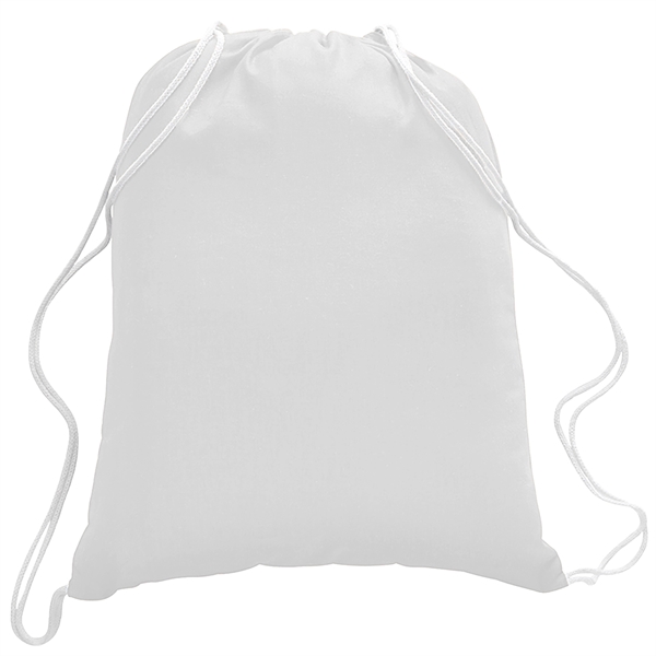 5.5 oz. Cotton Canvas Drawstring Backpack - Image 22