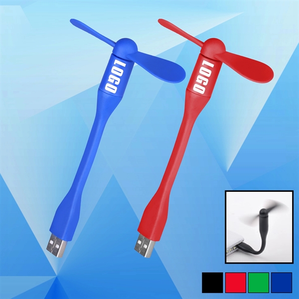 USB Mini Flexible Fan - Image 1