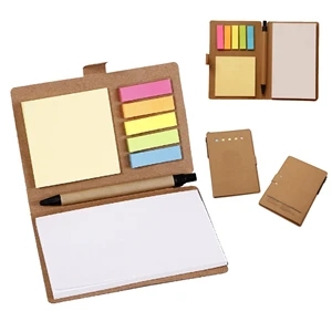 Eco Friendly Sticky Note with Ballpoint Pen