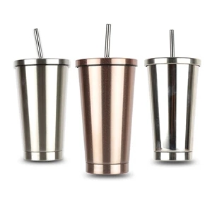 500ml Double Wall Stainless Steel Vacuum Cup