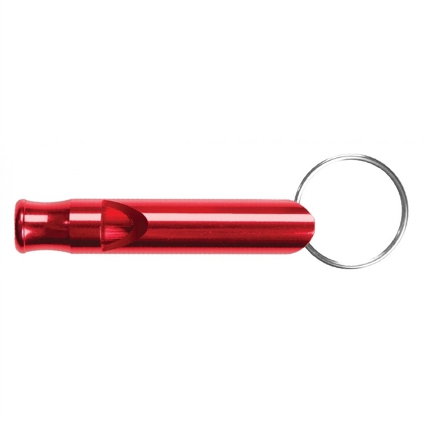 Aluminum Metal Whistle Key Chain - Image 4