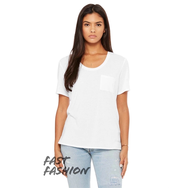 Bella + Canvas FWD Fashion Ladies' Flowy Pocket T-Shirt
