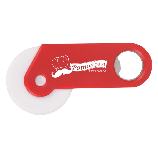 Pizza Cutter with Bottle Opener - Image 4