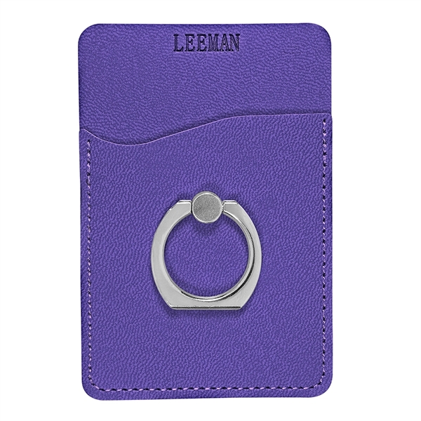 Tuscany™ Card Holder with Metal Ring Phone Stand - Image 20