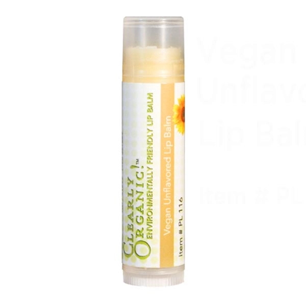 Vegan Organic Premium Lip Balm 0.15 oz. Tube - Non-SPF