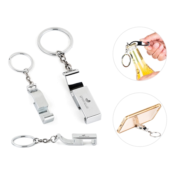 2-in-1 Metal Keychain - Image 1
