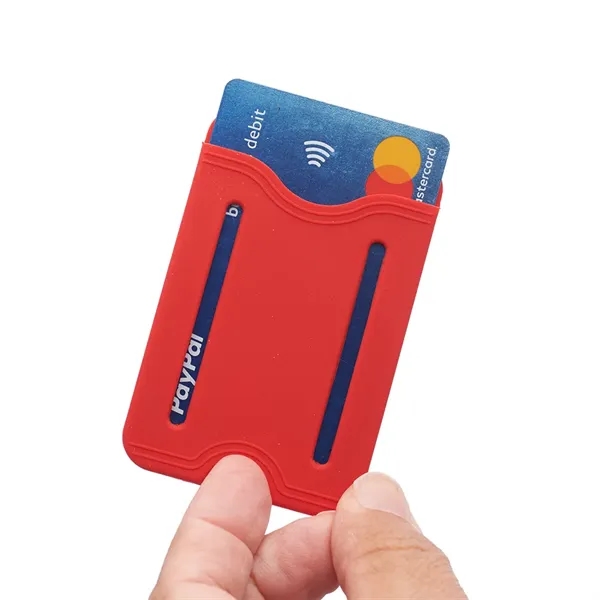 Whillock Silicone Phone Wallet with Finger Grip - Image 11