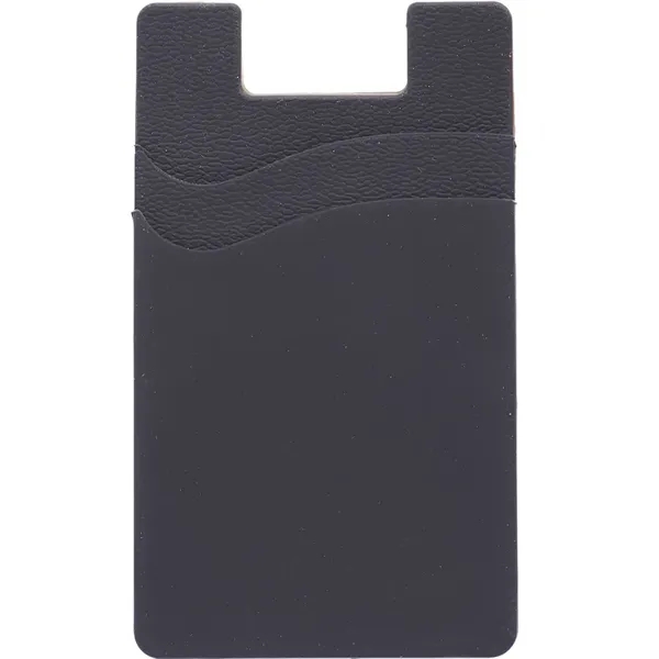 Montego Dual Pocket Silicone Phone Wallet - Image 3