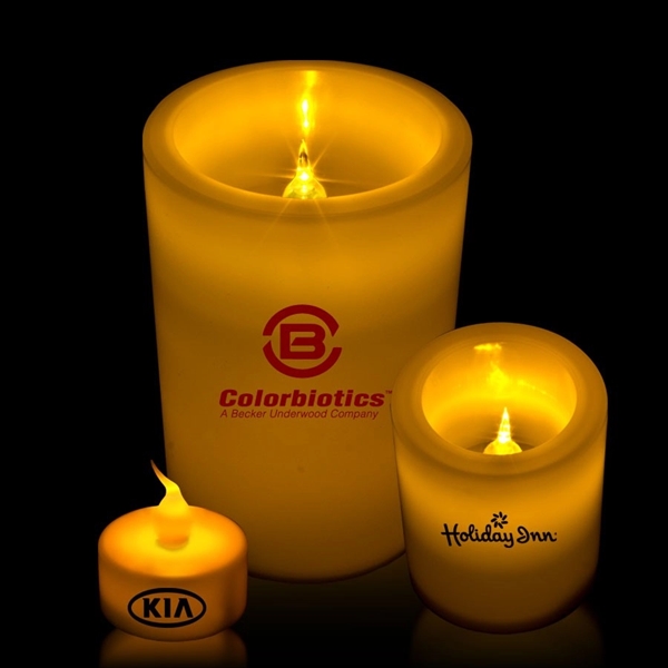 Flameless LED Candles - 3 sizes - Image 1