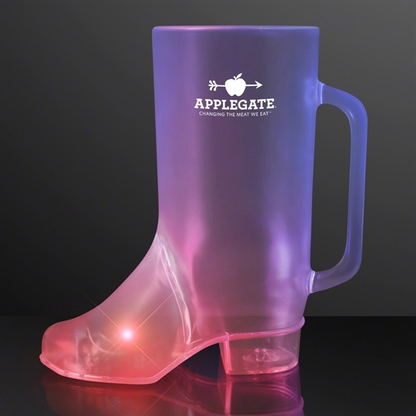 Beer Boot Mug Light Up Drinking Glass - Image 1