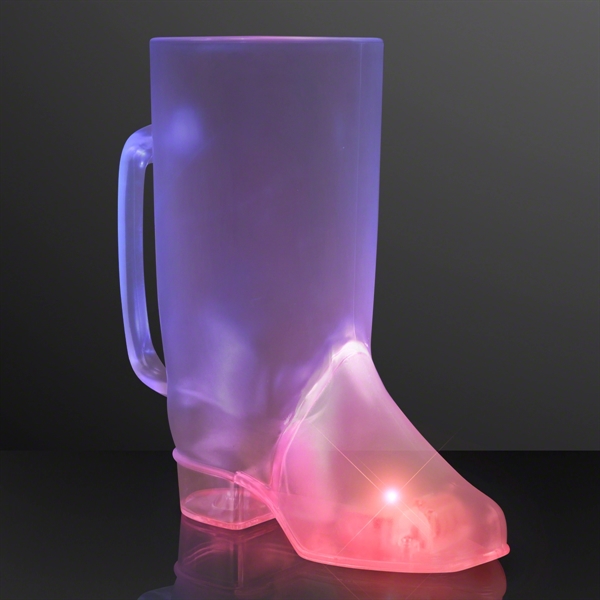 Beer Boot Mug Light Up Drinking Glass - Image 3