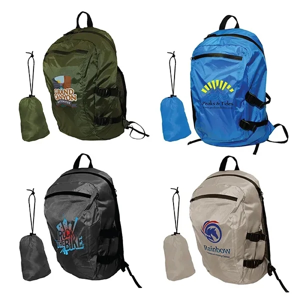Otaria™ Packable Backpack, Full Color Digital - Image 1
