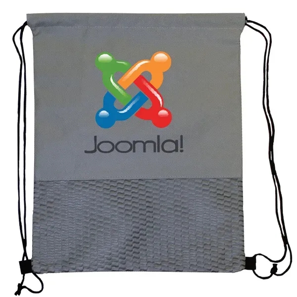 Wave NW Drawstring Backpack, Full Color Digital - Image 5