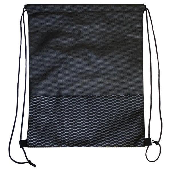 Blank, Wave NW Drawstring Backpack - Image 2