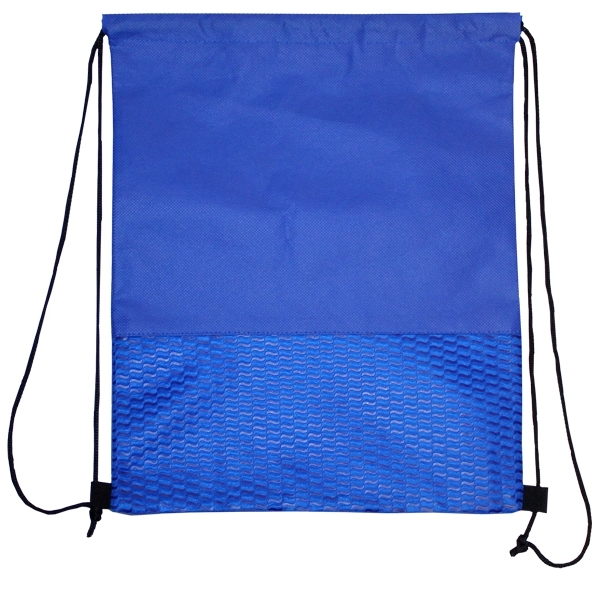 Blank, Wave NW Drawstring Backpack - Image 3
