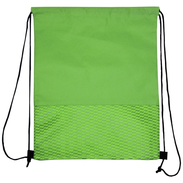 Blank, Wave NW Drawstring Backpack - Image 4