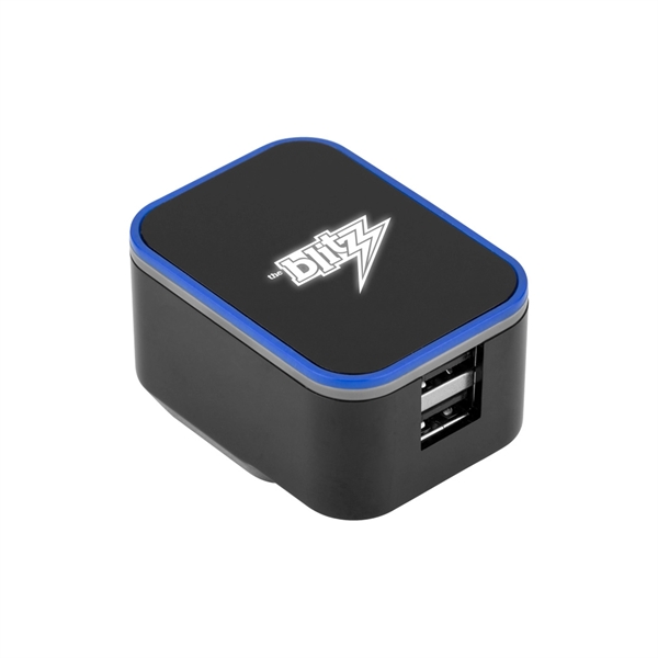 Light-Up Two Port Wall USB Charger - Image 5
