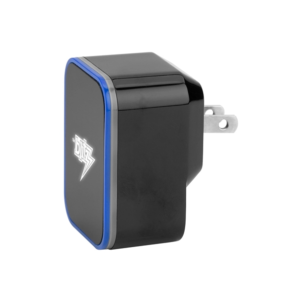 Light-Up Two Port Wall USB Charger - Image 7