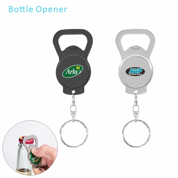 Bottle Cap Opener Keychain Keyring - Image 2