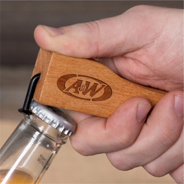 Wooden Handle Style Bottle Opener - Image 3