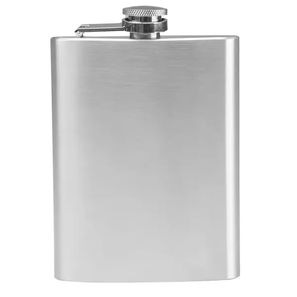 8 oz. Verano Stainless Steel Hip Flasks - Image 7