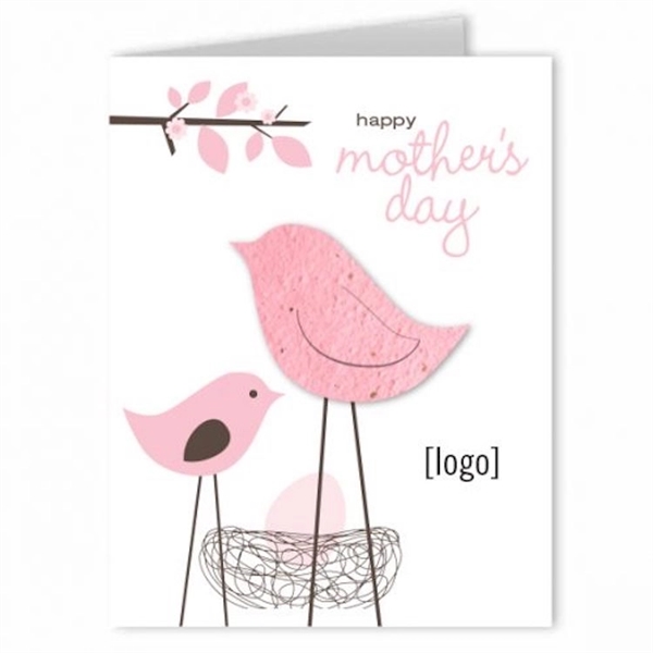 Mothers Day Seed Paper Shape Greeting Card - Image 3