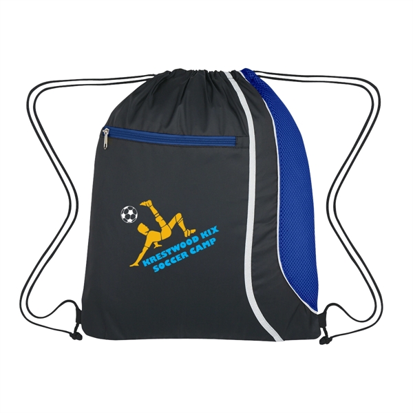 Mesh Accent Drawstring Sports Pack - Image 3