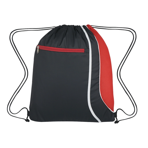 Mesh Accent Drawstring Sports Pack - Image 4