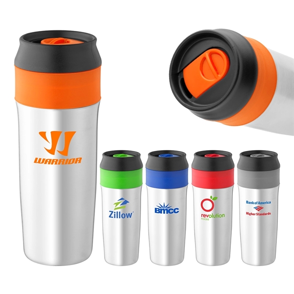 Color Grip Stainless Steel Tumbler - Image 1