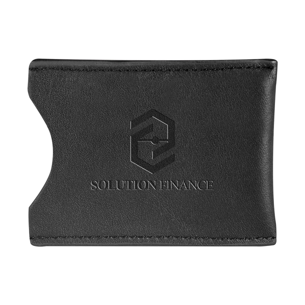 Magnetic Money Clip with Card Pocket - Image 1
