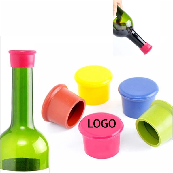 1.2" Silicone Wine Drink Bottle Stopper Cap Cover